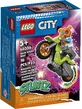 Конструктор LEGO City Каскадерский мотоцикл медведя 10 деталей