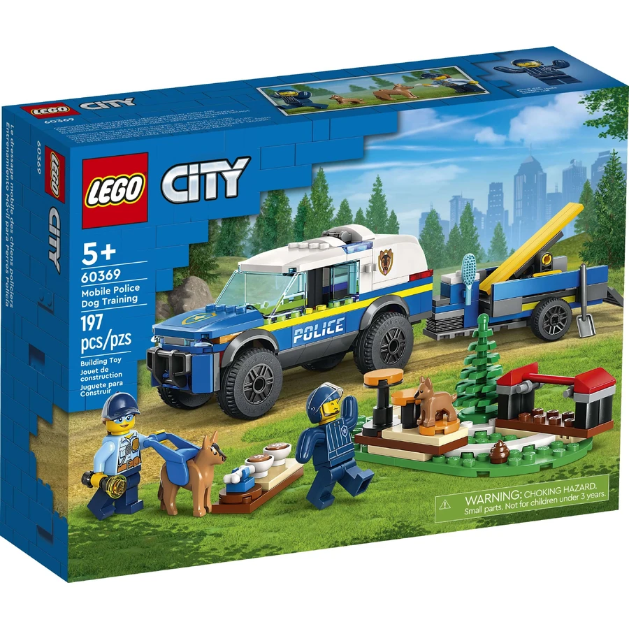 Конструктор LEGO City Мобильная площадка для дрессировки полицейских собак 197 деталей: цены и характеристики