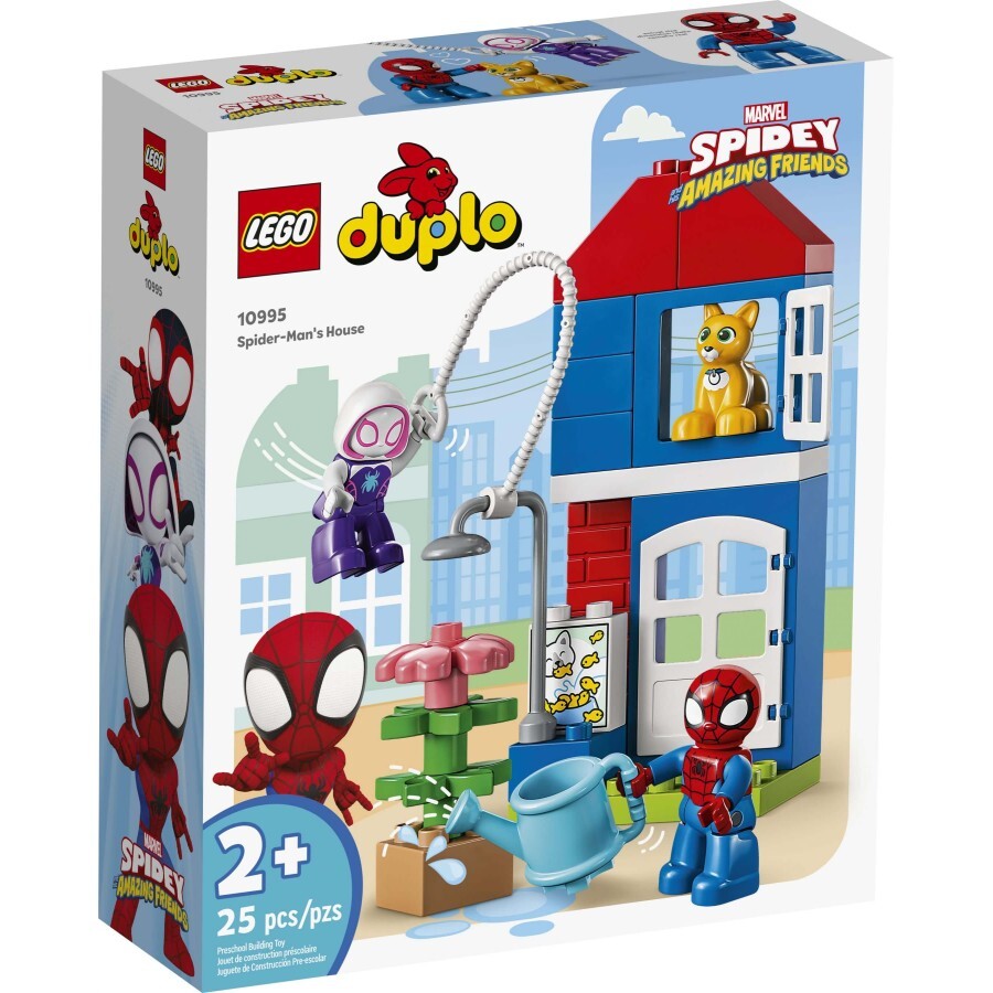 Конструктор LEGO DUPLO Super Heroes Дом Человека-Паука 25 деталей: цены и характеристики