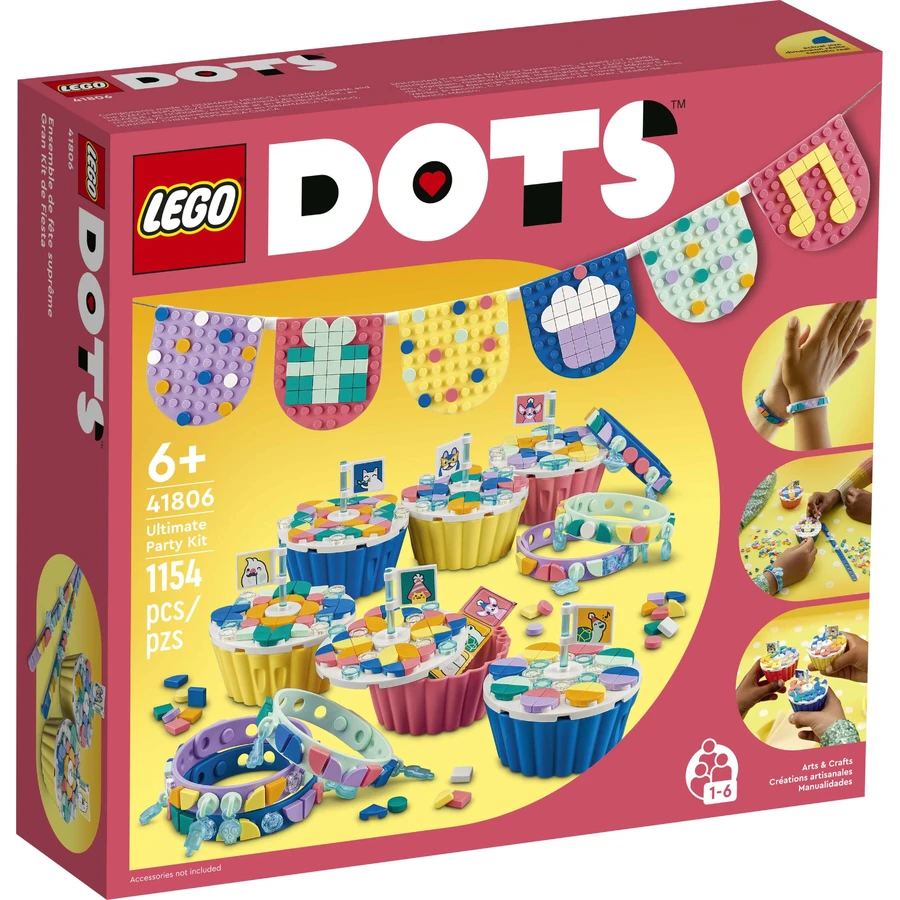 Конструктор LEGO DOTS Набір для супервечірки 1154 деталей: ціни та характеристики
