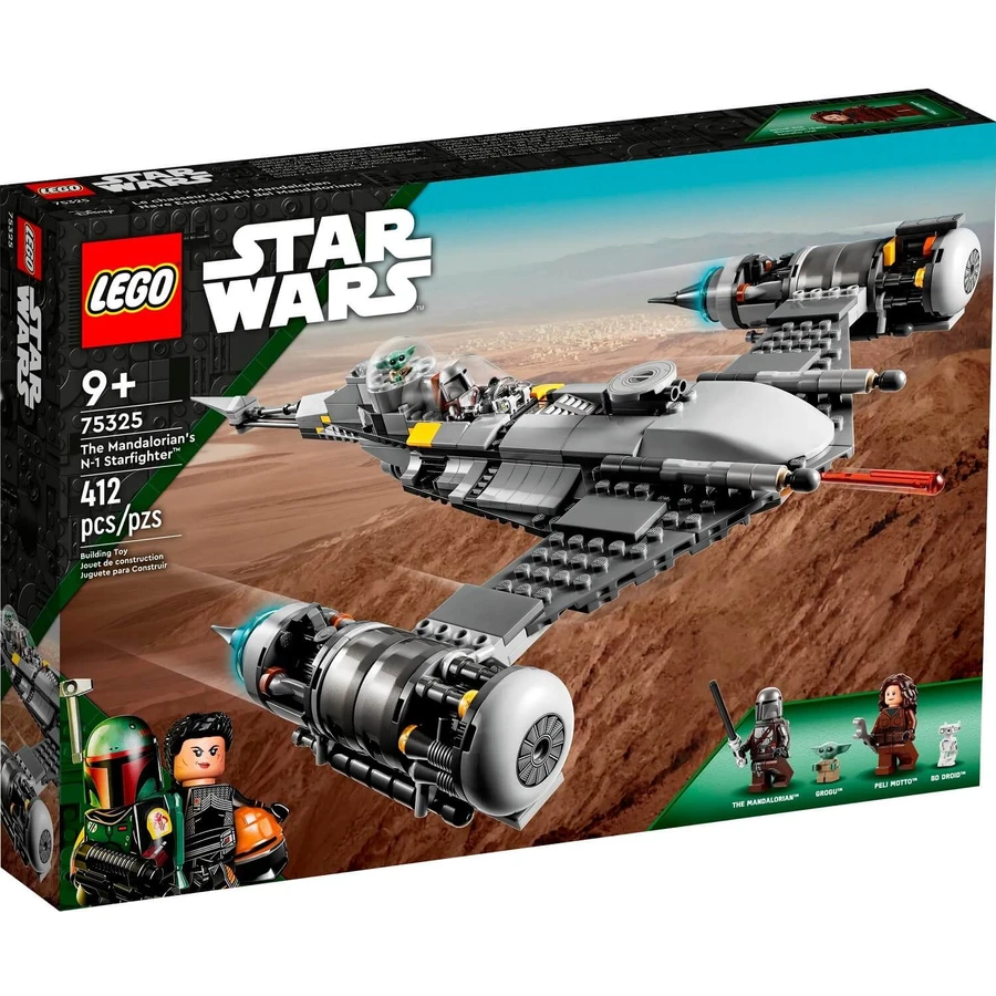 Конструктор LEGO Star Wars Мандалорский звездный истребитель N-1, 412 деталей: цены и характеристики
