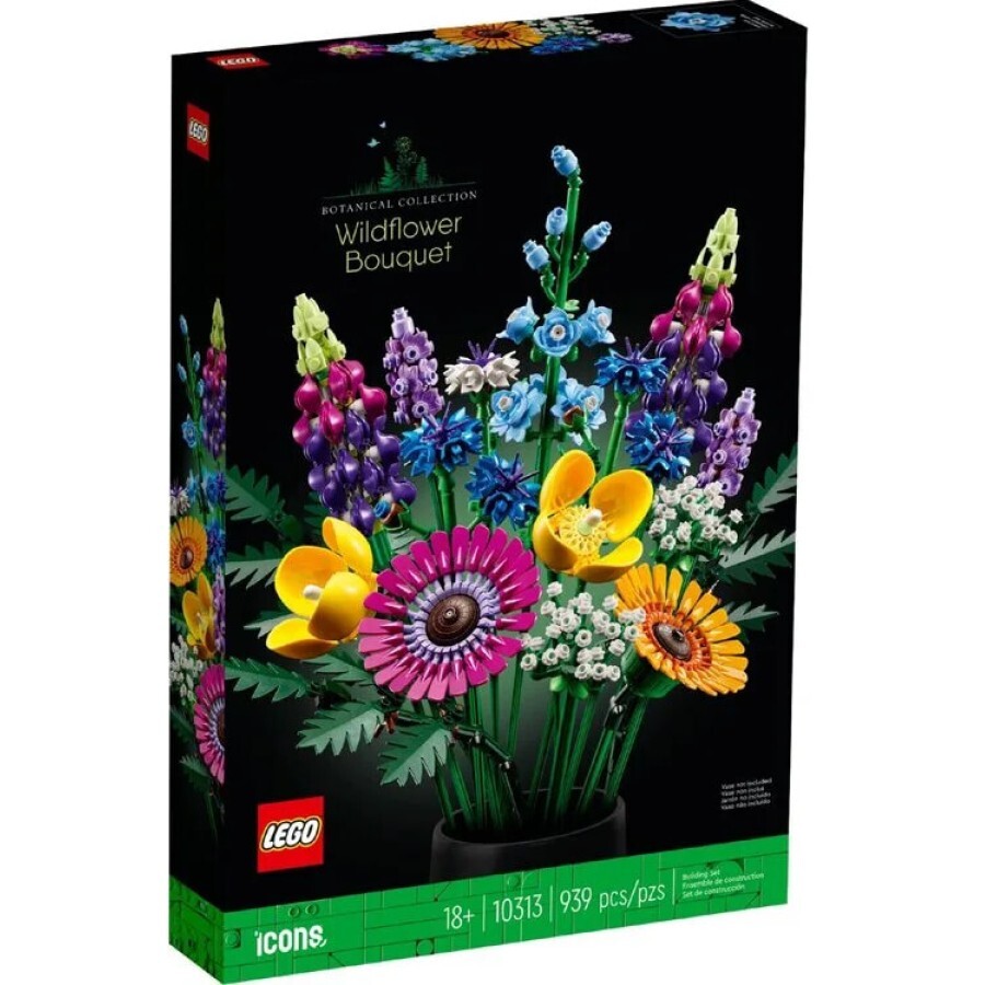 Конструктор LEGO Icons Букет польових квітів 939 деталей: ціни та характеристики