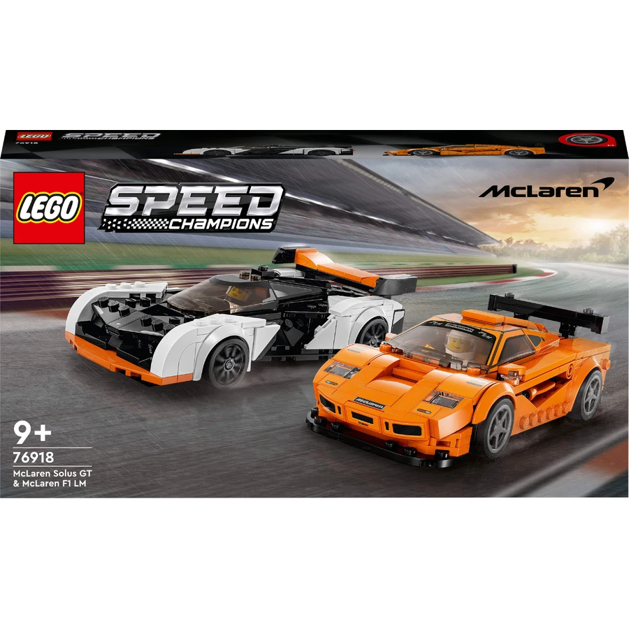 Конструктор LEGO Speed Champions McLaren Solus GT и McLaren F1 LM 581 деталь: цены и характеристики