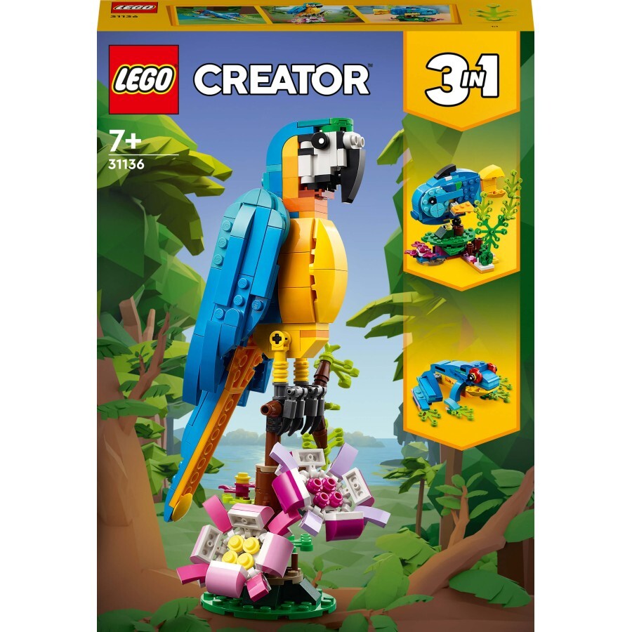 Конструктор LEGO Creator Екзотичний папуга 253 деталі: ціни та характеристики