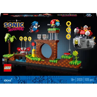 Конструктор LEGO Ideas Їжачок Сонік Зона із зеленим пагорбом 1125 деталей