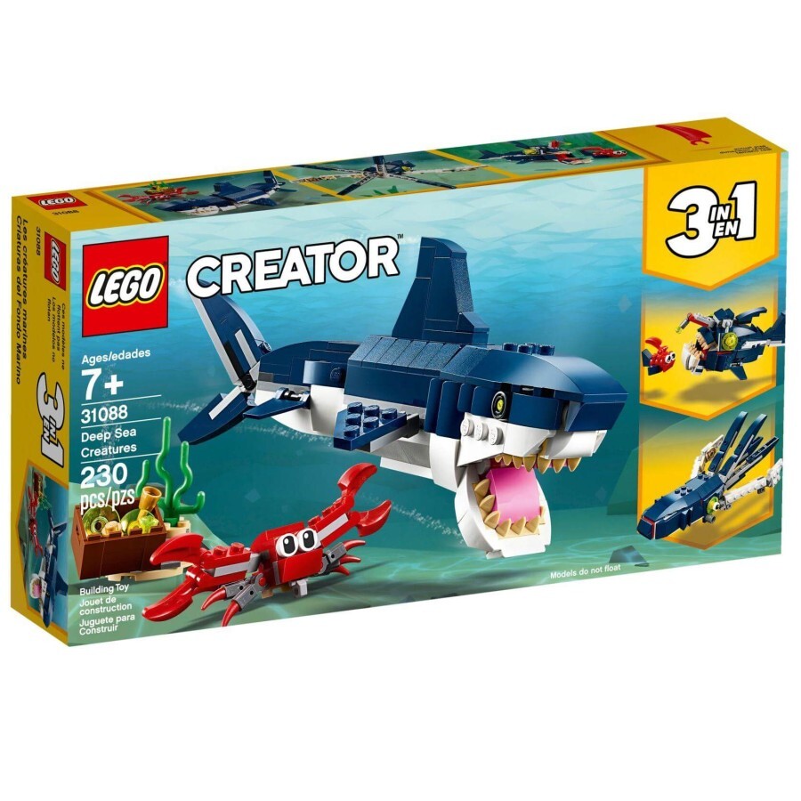 Конструктор LEGO Creator Мешканці морських глибин 230 деталей: ціни та характеристики