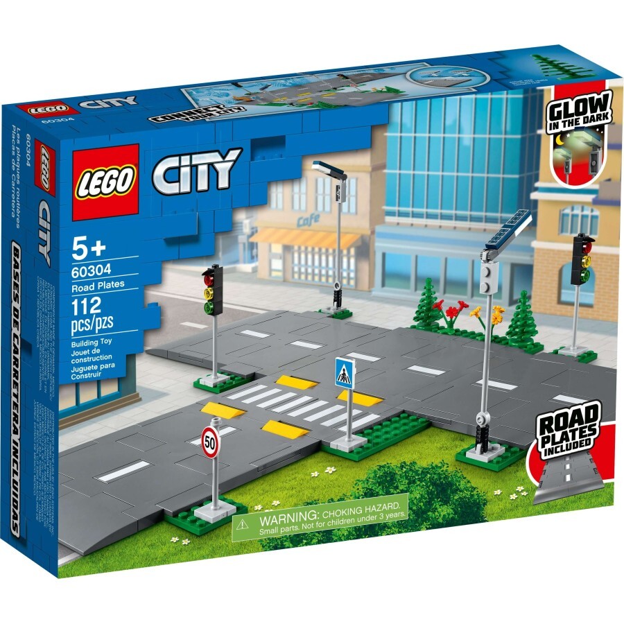 Конструктор LEGO City Town Дорожные плиты 112 деталей: цены и характеристики