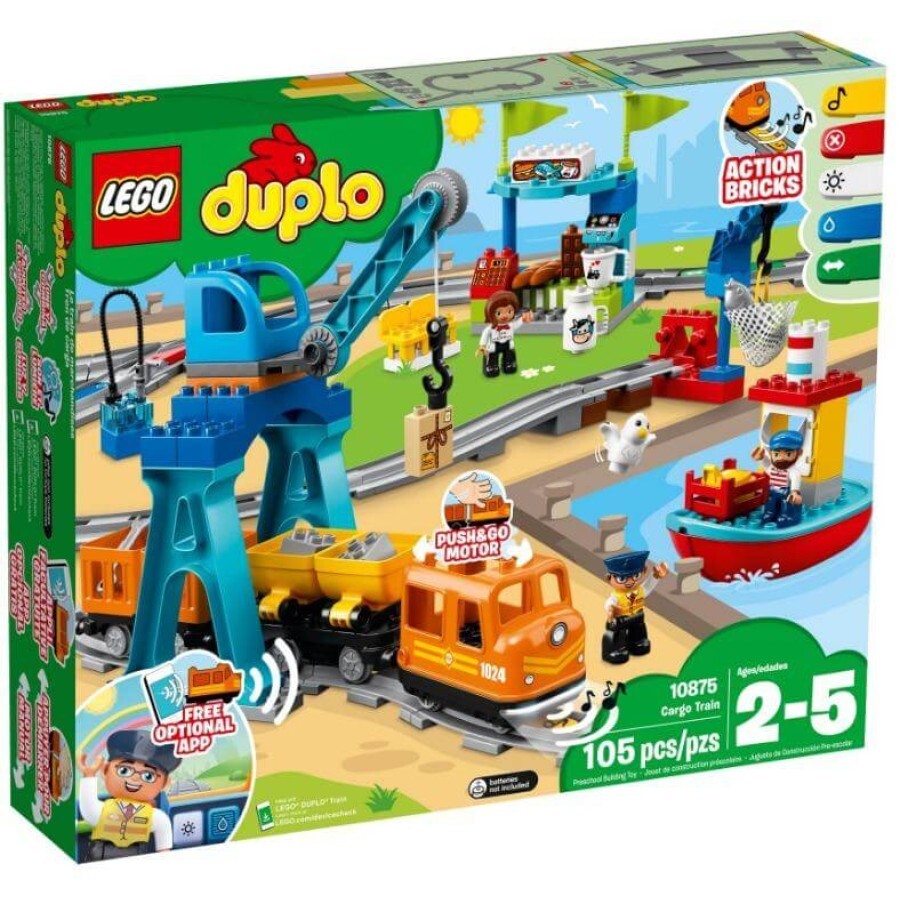 Конструктор LEGO Duplo Вантажний поїзд 105 деталей: ціни та характеристики