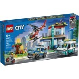 Конструктор LEGO City Центр управления спасательным транспортом 706 деталей