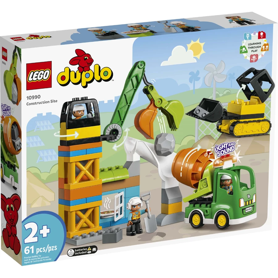 Конструктор LEGO DUPLO Town Строительная площадка 61 деталь: цены и характеристики
