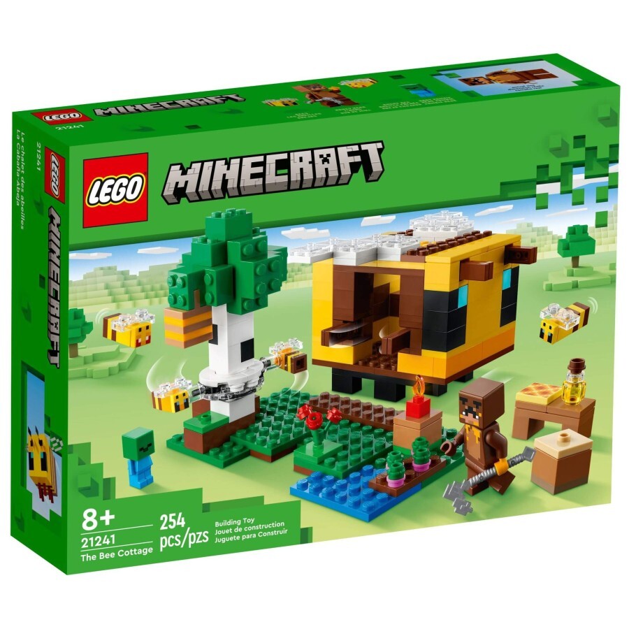 Конструктор LEGO Minecraft Бджолиний будиночок 254 деталі: ціни та характеристики