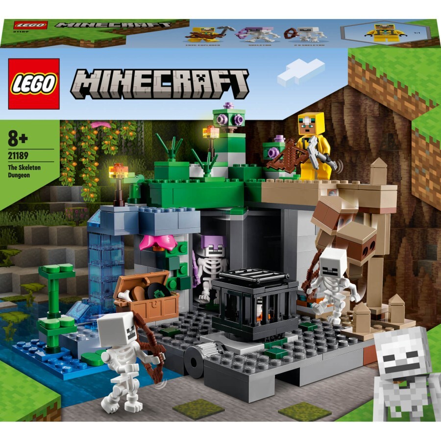 Конструктор LEGO Minecraft Підземелля скелетів 364 деталі: ціни та характеристики