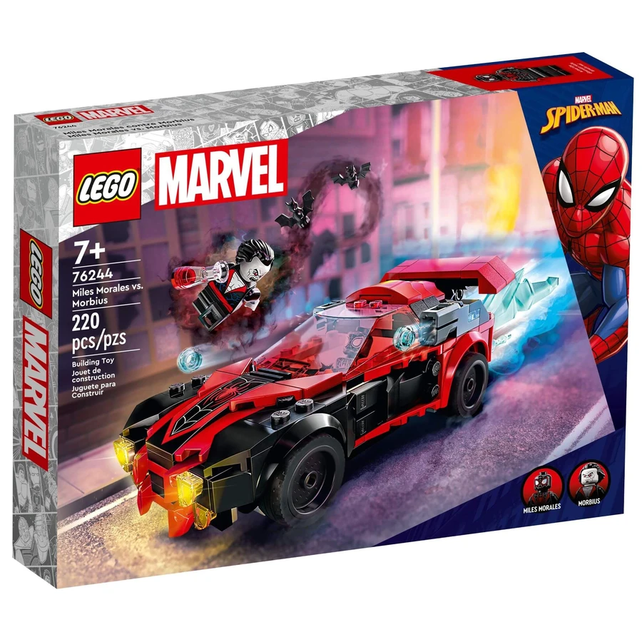 Конструктор LEGO Super Heroes Майлз Моралес против Морбиуса 220 деталей: цены и характеристики