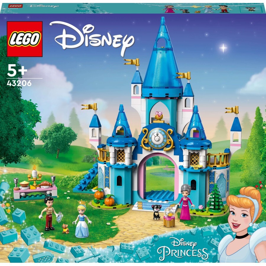 Конструктор LEGO Disney Princess Замок Попелюшки і Прекрасного принца: ціни та характеристики
