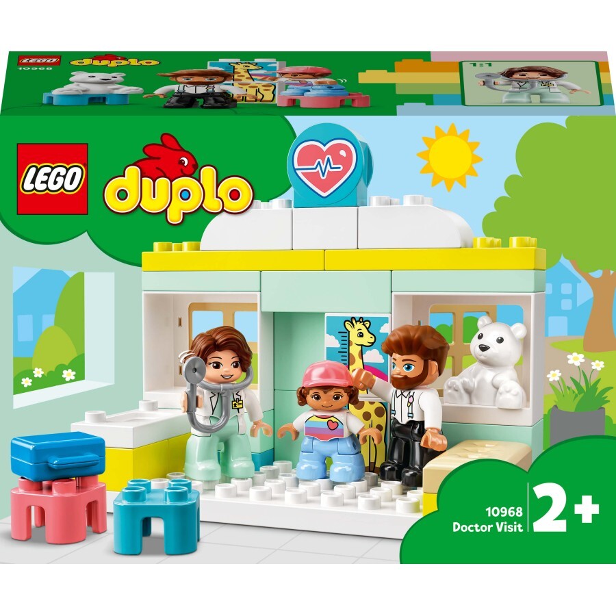 Конструктор LEGO DUPLO Town Похід до лікаря 34 деталі: ціни та характеристики