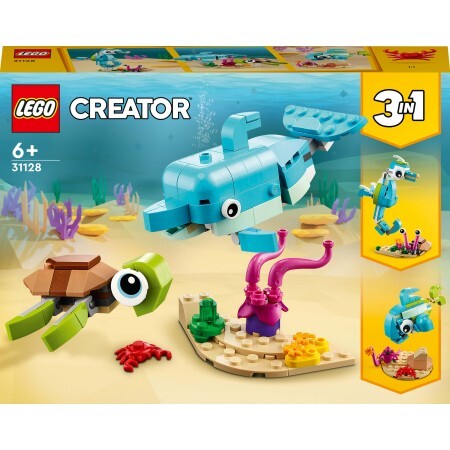 Конструктор LEGO Creator Дельфин и черепаха 137 деталей