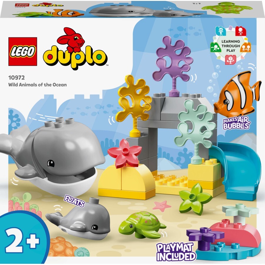 Конструктор LEGO DUPLO Town Дикі тварини океану 32 деталей: ціни та характеристики