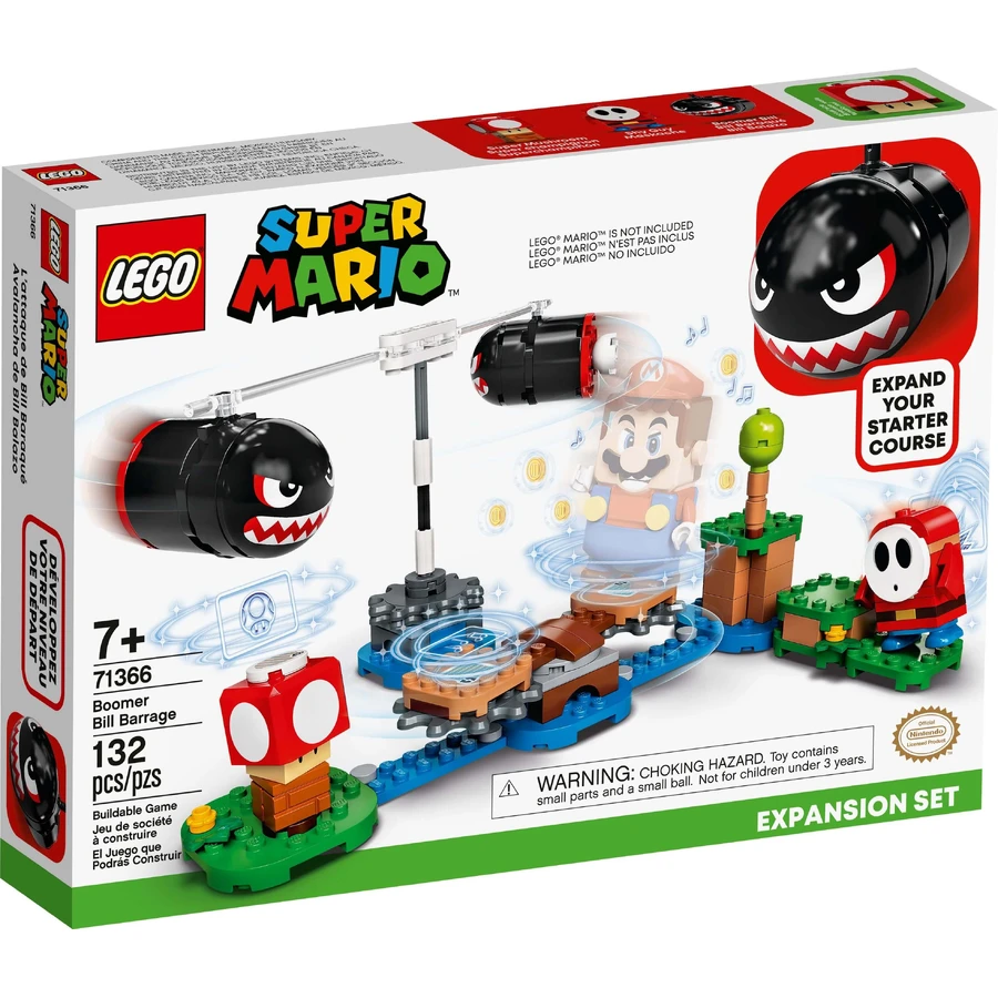 Конструктор LEGO Super Mario Огневой налет Билла-банзай дополнительный набор: цены и характеристики