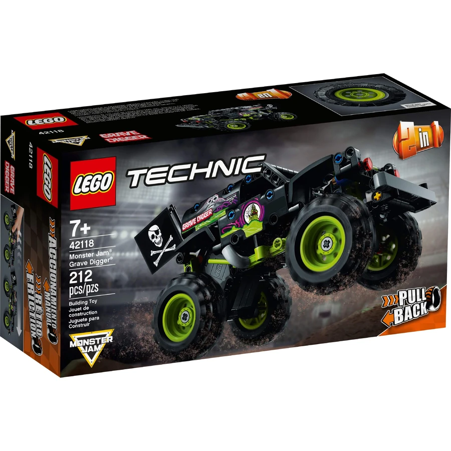 Конструктор LEGO Technic Monster Jam Grave Digger 212 деталей: ціни та характеристики