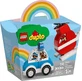 Конструктор LEGO DUPLO My First Пожарный вертолет и полицейская машина