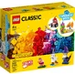 Конструктор LEGO Classic Прозорі кубики для творчості 500 деталей