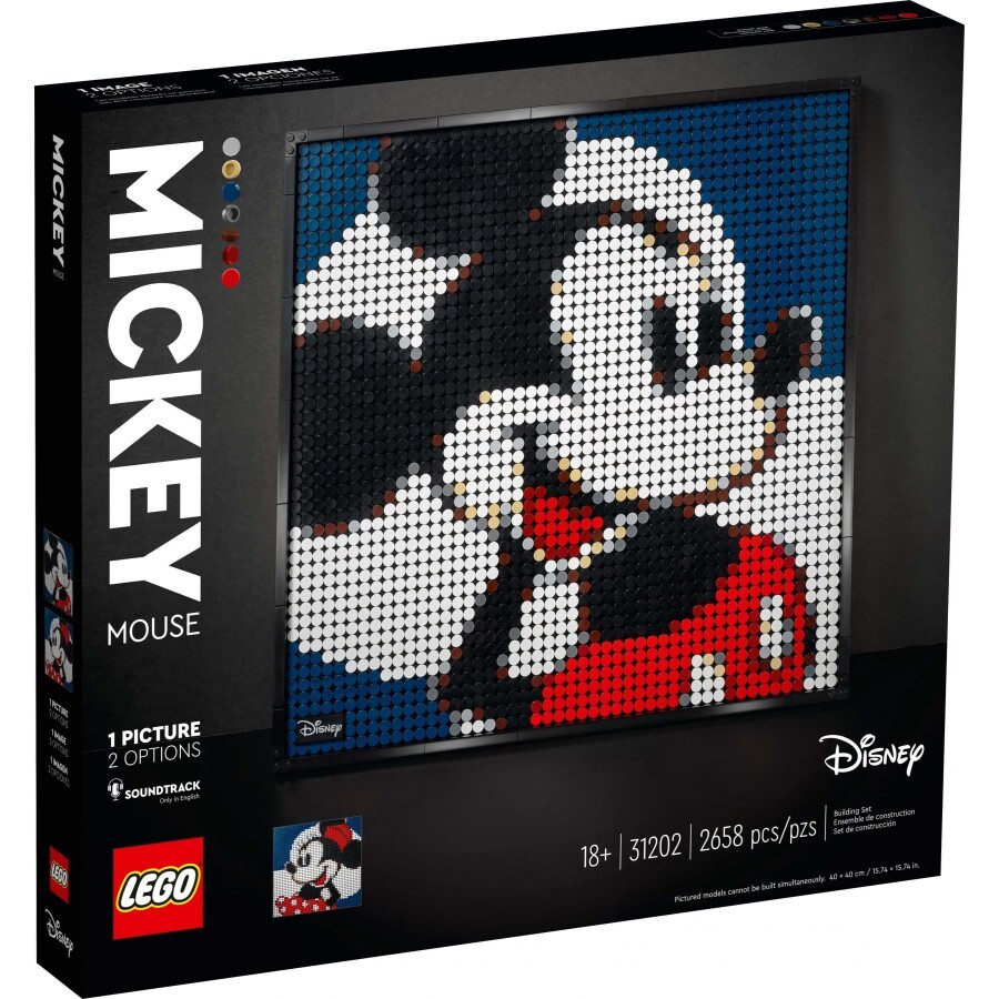 Конструктор LEGO Art Діснєєвський Міккі Маус 2658 деталей: ціни та характеристики