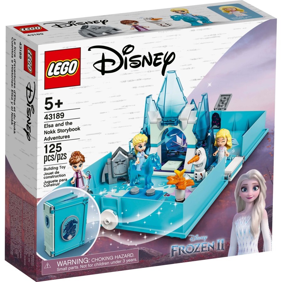 Конструктор LEGO Disney Princess Книга приключений Эльзы и Нокк 125 деталей: цены и характеристики