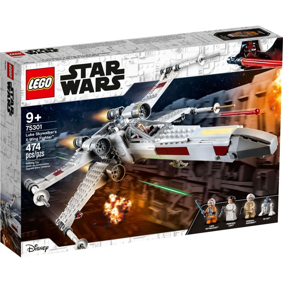 Конструктор LEGO Star Wars Истребитель X-wing Люка Скайвокера 474 детали: цены и характеристики