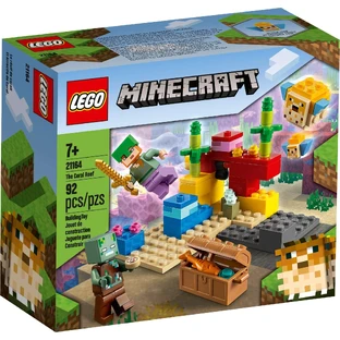 Конструктор LEGO Minecraft Коралловый риф 92 детали