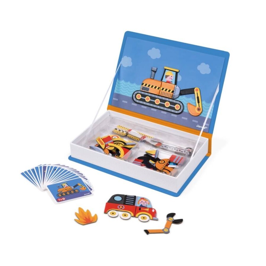 Розвиваюча іграшка Janod Магнітна книга Транспорт: ціни та характеристики