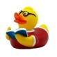 Іграшка для ванної Funny Ducks Качка Письменник