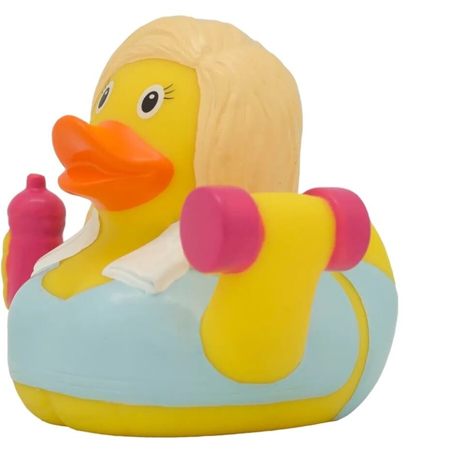 Іграшка для ванної Funny Ducks Качка Фітнес дівчина: ціни та характеристики