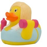 Игрушка для ванной Funny Ducks Утка Фитнес девушка