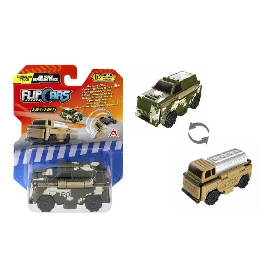 Машина Flip Cars 2 в 1 Командный грузовик и Грузовик-заправщик ВВС: цены и характеристики