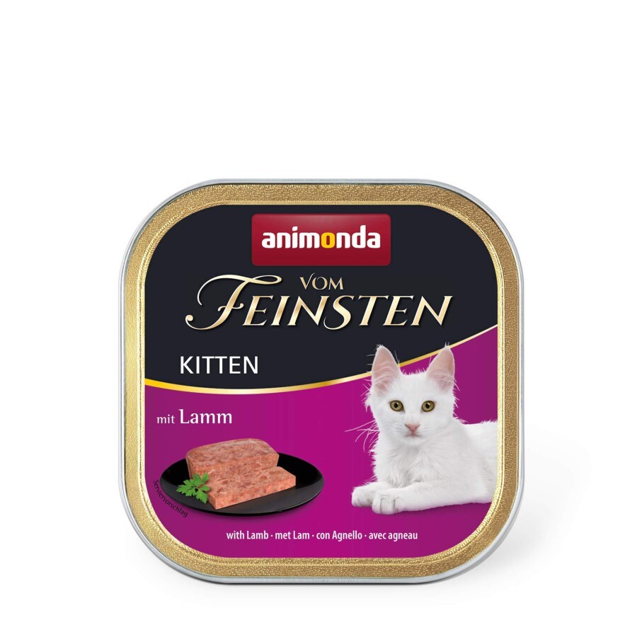 Паштет для котів Animonda Vom Feinsten Kitten with Lamb, 100 г: ціни та характеристики