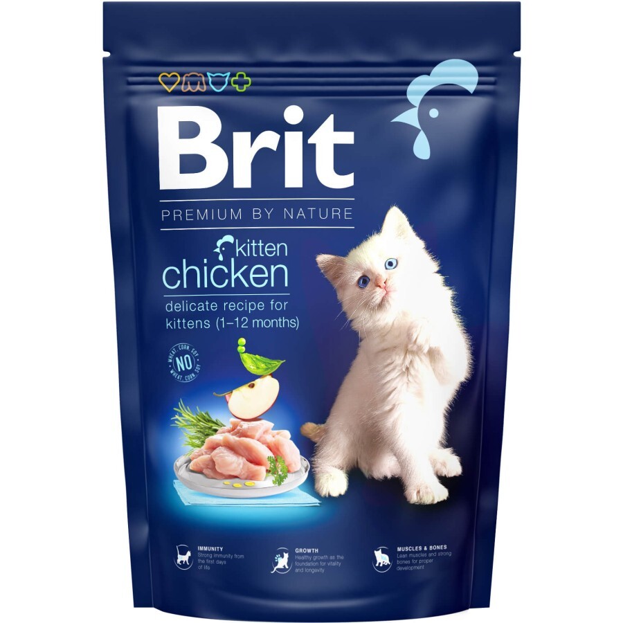 Сухой корм для кошек Brit Premium by Nature Cat Kitten, 1.5 кг: цены и характеристики