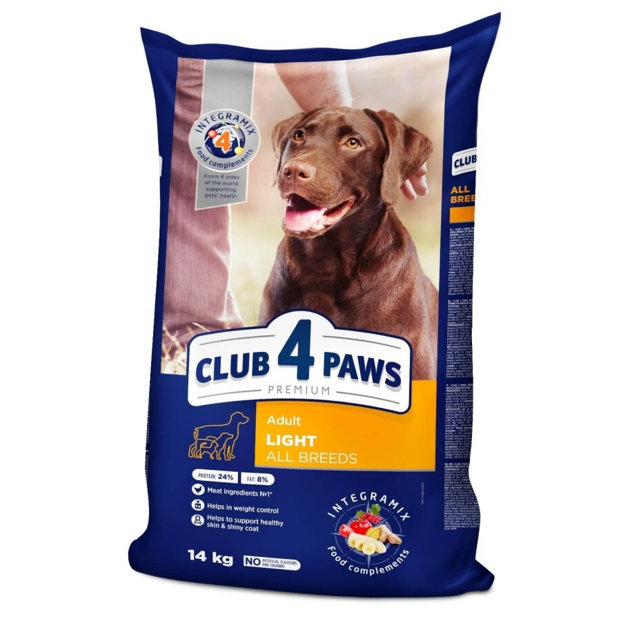 Сухий корм для собак Club 4 Paws Преміум. Контроль ваги 14 кг: ціни та характеристики