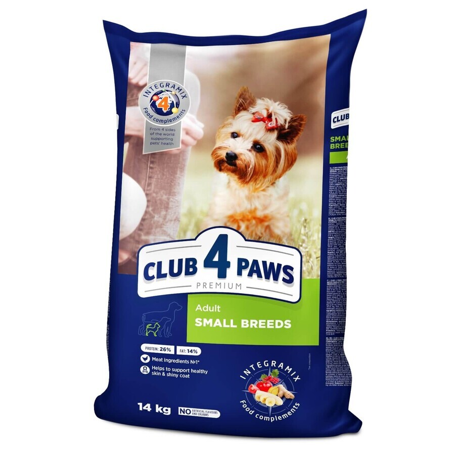Сухой корм для собак Club 4 Paws Премиум. Для малых пород 14 кг: цены и характеристики