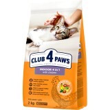 Сухой корм для кошек Club 4 Paws Premium обитающих в помещении "4в1" 2 кг