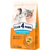 Сухой корм для кошек Club 4 Paws Premium чувствительное пищеварение 2 кг
