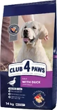 Сухой корм для собак Club 4 Paws Премиум. Для больших пород с уткой 14 кг.