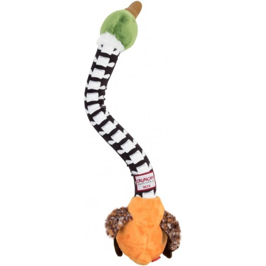 Игрушка для собак GiGwi Crunchy Утка с хрустящей шеей и пискавкой 54 см: цены и характеристики