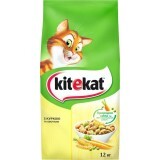 Сухой корм для кошек Kitekat Курица с овощами 12 кг