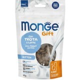 Ласощі для котів Monge Gift Cat Kitten форель і молоко 60 г 