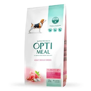 UAnimals Сухий корм для собак Optimeal для середніх порід зі смаком індички 12 кг