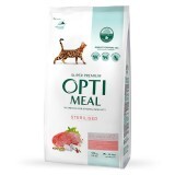 Сухий корм для кішок Optimeal для стерилізованих/кастрованих з яловичиною і сорго 1.5 кг