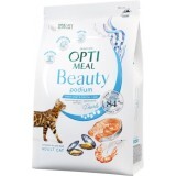 Сухой корм для кошек Optimeal Beauty Podium на основе морепродуктов 4 кг