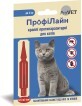 Краплі для тварин ProVET ПрофіЛайн від бліх та кліщів для котів вагою до 4 кг 0.5 мл