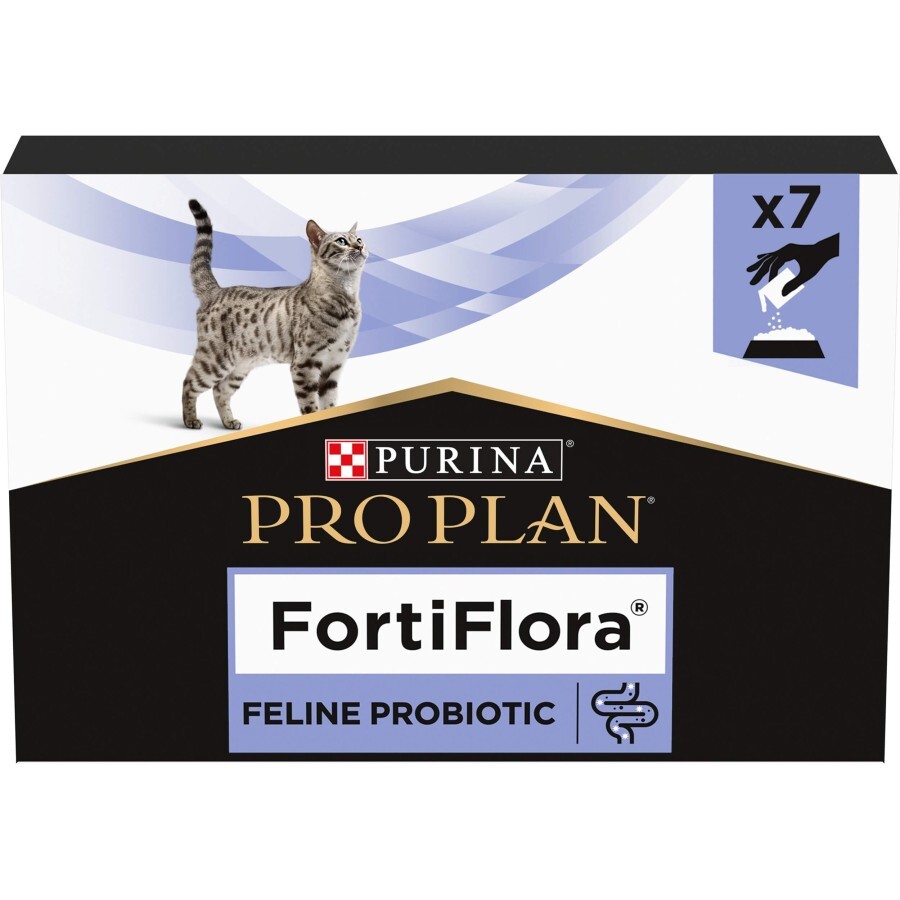 Пробиотическая добавка для животных Purina Pro Plan FortiFlora Feline Probiotic 7х1 г: цены и характеристики
