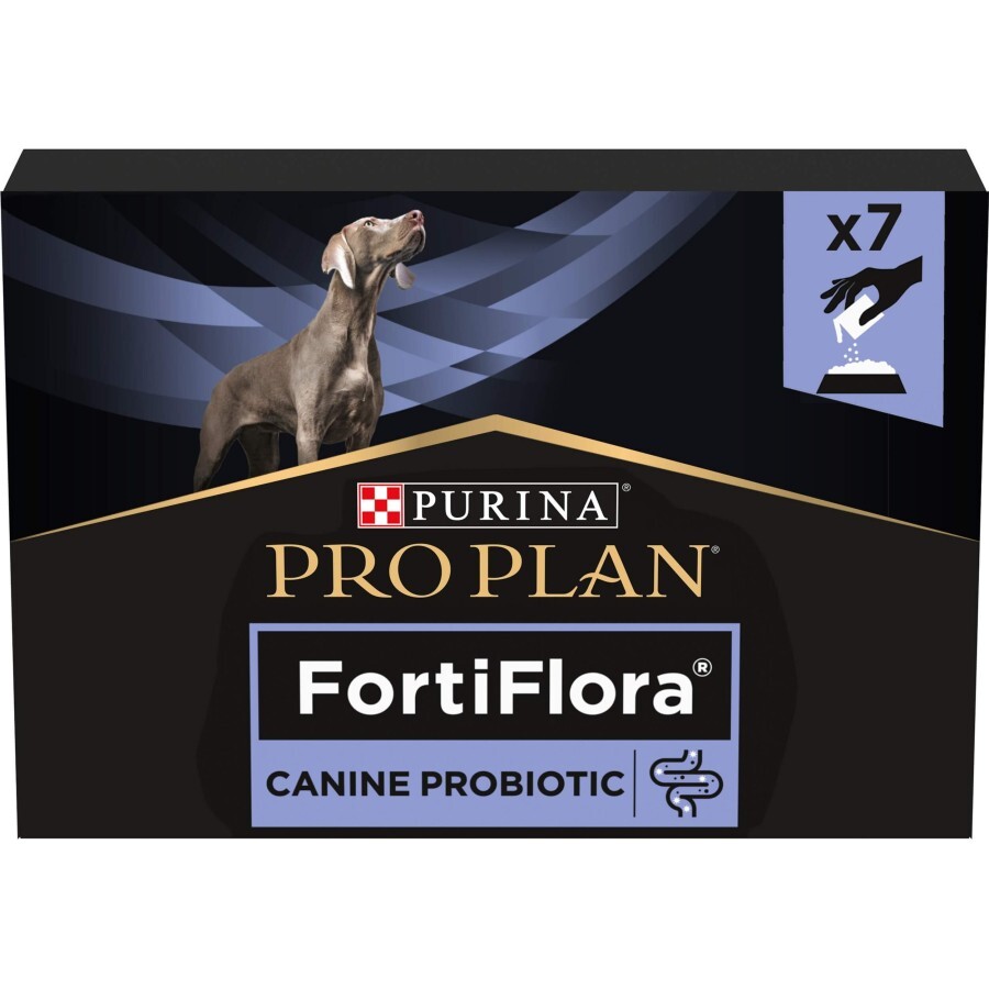 Пробиотическая добавка для животных Purina Pro Plan Canine Probiotic FortiFlora 7х1 г: цены и характеристики
